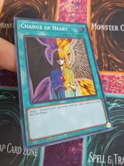 Yugioh Change of Heart RA01-EN050 Super Rare 1st Edition Near Mint - Image 2