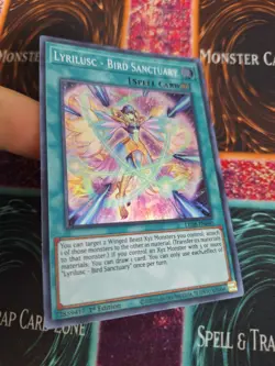 Yugioh Lyrilusc - Bird Sanctuary LED8-EN040 Super Rare 1st Edition Near Mint - Image 2