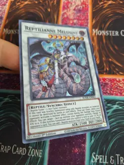 Yugioh Reptilianne Melusine BODE-EN043 Super Rare 1st Edition Near Mint - Image 2