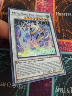 Yugioh Virtual World Kyubi - Shenshen MP21-EN186 Super Rare 1st Edition NM - Image 2
