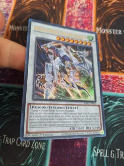 Yugioh Crystal Wing Synchro Dragon RA02-EN029 Ultra Rare 1st Edition Near Mint - Image 2