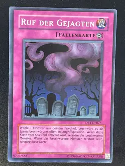 Ruf Der Gejagten DB1-DE076 Super Rare Deutsch Exc YUGIOH - Image 1