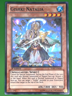 YuGiOh! Gishki Natalia HA07-EN040 1st Edition Near Mint - Image 1