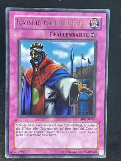 Kaiserlicher Befehl DB1-DE086 Ultra Rare Deutsch Exc YUGIOH - Image 1
