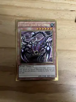 Mystical Beast of Serket - PGL2-EN032 - Gold Rare 1st Edition Yugioh - Image 1