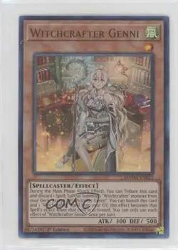 Witchcrafter Genni 1st Ed. YuGiOh Magnificent Mavens #MAMA-EN023 02l5 - Image 1