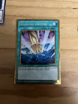 YuGiOh Smashing Ground Gold Rare 1st Edition PGL2-EN075 - Image 1