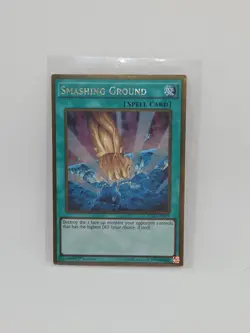 YuGiOh Smashing Ground Gold Rare 1st Edition PGL2-EN075 - Image 1