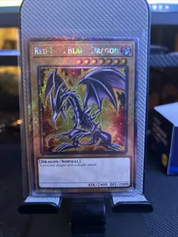 Yugioh Red-Eyes Black Dragon 7th Art 1st Ed Platinum Secret Rare RA04-EN109 NM - Image 1
