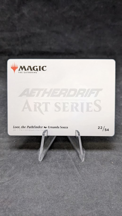 Loot, the Pathfinder Art Card - MTG Magic the Gathering - Aetherdrift - Misprint - Image 2