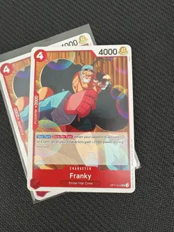 OP11-012 Franky : Uncommon English One Piece TCG Card : OP11: A Fist Of Divine S - Image 1