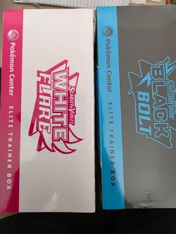Pokemon Black Bolt & White Flare Pokemon Center Elite Trainer Box ETB Set - Image 2