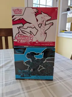 Pokemon Black Bolt & White Flare Pokemon Center Elite Trainer Box ETB Set - Image 1