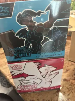 Pokemon Black Bolt & White Flare Pokemon Center Elite Trainer Box ETB Set - Image 1