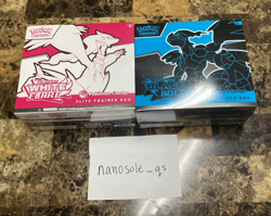 Pokemon Black Bolt & White Flare Pokemon Center Elite Trainer Box ETB Set - Image 1