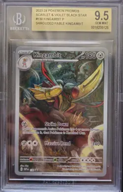 💥PSA 10 Gen Mint Kingambit Special Illustration #130 Promo Pokemon Card TCG - Image 1