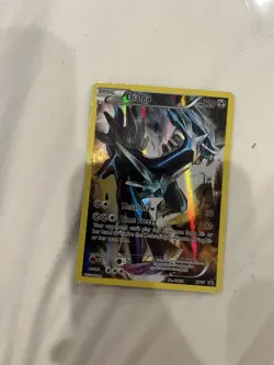 Pokemon Cards Dialga XY77 Black Star Promo Full Art Pokemon Card - Image 1