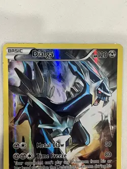 Pokemon Cards Dialga XY77 Black Star Promo Full Art Pokemon Card - Image 2