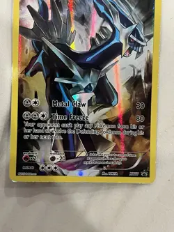 Pokemon Cards Dialga XY77 Black Star Promo Full Art Pokemon Card - Image 3