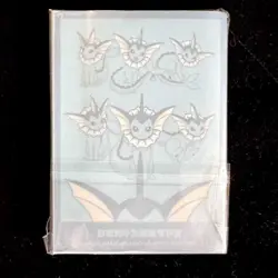 Pokemon Chinese Vaporeon Card Sleeve Set 64 Pieces Sealed From Eevee Box - Image 3