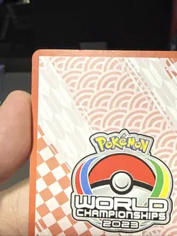 Pokemon Card Dragonite V SWSH154 2023 World Championships Black Star Promo LP - Image 3