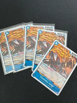 OP11-044 Vinsmoke Judge : Common English One Piece TCG Card : OP11: A Fist Of Di - Image 1