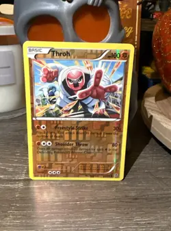 Throh 51/101 Plasma Blast Reverse Holo Card Pokemon Card - Image 2