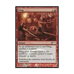 WOTC MtG WPN & Gateway Promos Fling (P) (Foil) NM - Image 1