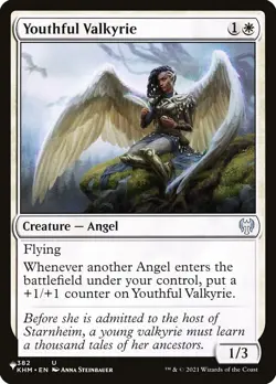 Youthful Valkyrie x1 1x Mystery Booster 2 NM MTG - Image 1