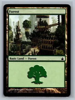 Magic MTG Ravnica City Of Guilds 4x Forest #304/306 Land TCG CCG Playset - Image 1