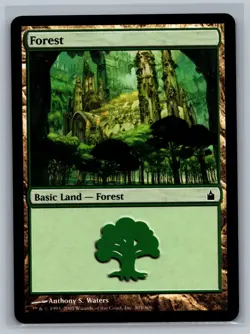 Magic MTG Ravnica City Of Guilds 4x Forest #305/306 Land TCG CCG Playset - Image 1