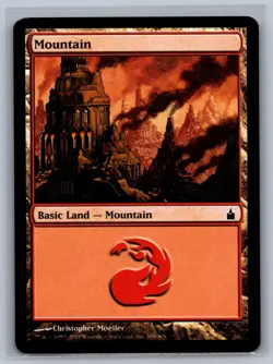 Magic MTG Ravnica City Of Guilds 4x Mountain #300/306 Land TCG CCG Playset - Image 1