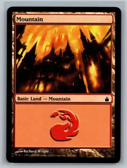 Magic MTG Ravnica City Of Guilds 4x Mountain #302/306 Land TCG CCG Playset - Image 1