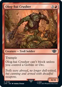 Olog-Hai Crusher 0140 MTG LTR Common NP - Image 1