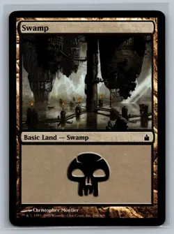 Magic MTG Ravnica City Of Guilds 4x Swamp #296/306 Land TCG CCG Playset - Image 1