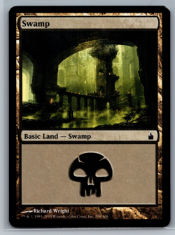 Magic MTG Ravnica City Of Guilds 4x Swamp #298/306 Land TCG CCG Playset - Image 1