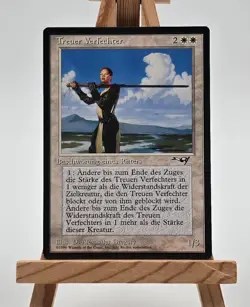 Treuer Verfechter Allianzen (ALL) Magic Karte MTG Deutsch (Sworn Defender) - Image 1