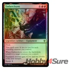 Foil Embercleave M/NM Magic: The Gathering MTG Throne Of Eldraine - Image 1