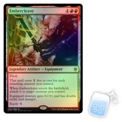 FOIL EMBERCLEAVE Throne Of Eldraine ELD Magic MTG MINT CARD - Image 1