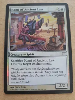 Foil Kami of Ancient Law - Champions of Kamigawa - Magic: The Gathering MTG 021 - Image 1