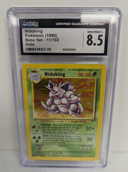 Nidoking Pokemon (1999) Base Set - 11/102 Holo CGC 8.5 NM/MINT+ - Image 2