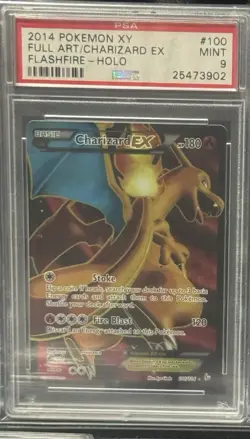 Pokemon Charizard EX XY Flashfire Full Art Rare #100 PSA 9 Mint - Image 1