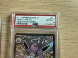 Shiny Wigglytuff EX And Jigglypuff PSA 10 198 222/091 Pokemon Paldean Fates LOT - Image 2
