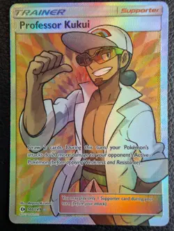 Professor Kukui - 148/149 Sun & Moon Base (Pokemon) Full Art Ultra Rare - Image 1