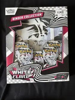 Pokemon Scarlet & Violet: White Flare Binder Collection - Sealed - Image 1