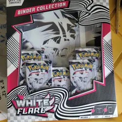 Pokemon Scarlet & Violet: White Flare Binder Collection - Sealed - Image 1