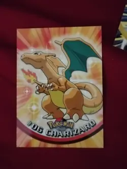 Topps Pokemon TV Animation Series 1 Black Logo #06 Charizard NM!! - Image 1