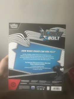 Pokemon Black Bolt Binder Collection x1 - Brand New - Sealed - In Hand ✅ - Image 2