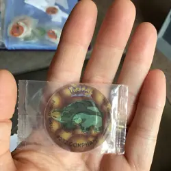 2001 POKEMON TAZO'S - Vintage- Walkers Tazos/Pogs -donphan -no25 - sealed - Image 1