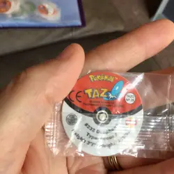 2001 POKEMON TAZO'S - Vintage- Walkers Tazos/Pogs -donphan -no25 - sealed - Image 2